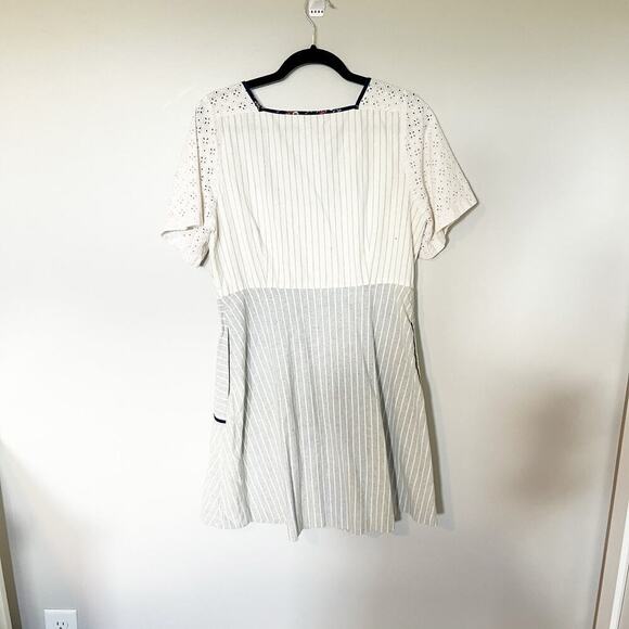 Madewell x The New Denim Project® Patchwork Square-Neck Dress medium - Picture 5 of 12